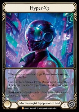 Hyper-X3 (Extended Art Cold Foil) - Bright Lights (Legendary) [EVO-011]