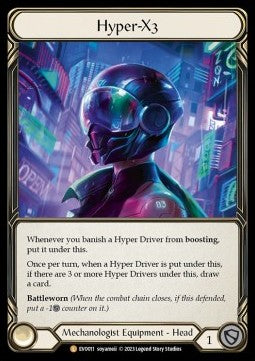 Hyper-X3 (Rainbow Foil) - Bright Lights (Legendary) [EVO-011]