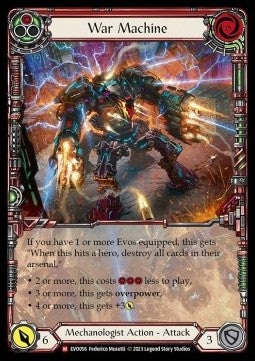 War Machine (Extended Art Rainbow Foil) - Bright Lights (Majestic) [EVO-056]