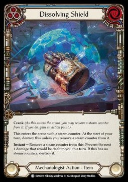 Dissolving Shield (Blue) (Regular) - Bright Lights (Common) [EVO-089]