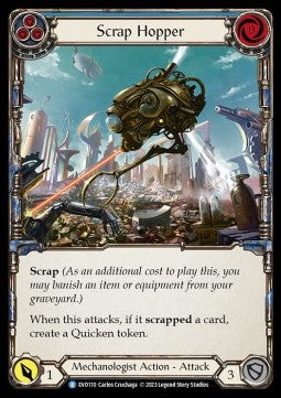 Scrap Hopper (Blue) (Rainbow Foil) - Bright Lights (Rare) [EVO-110]