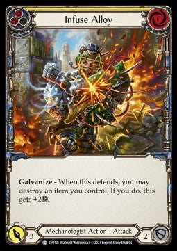 Infuse Alloy (Yellow) (Rainbow Foil) - Bright Lights (Common) [EVO-121]