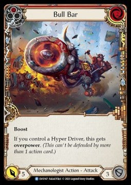 Bull Bar (Red) (Rainbow Foil) - Bright Lights (Rare) [EVO-147]