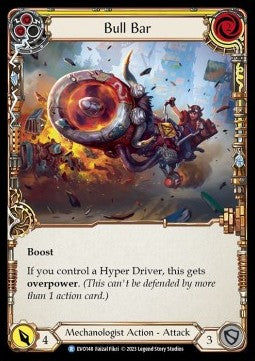 Bull Bar (Yellow) (Rainbow Foil) - Bright Lights (Rare) [EVO-148]