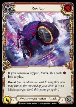 Rev Up (Red) (Rainbow Foil) - Bright Lights (Common) [EVO-183]