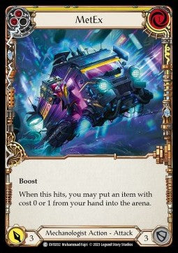 MetEx (Yellow) (Rainbow Foil) - Bright Lights (Common) [EVO-202]