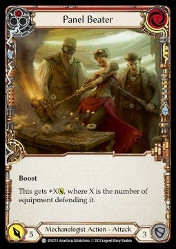 Panel Beater (Red) (Rainbow Foil) - Bright Lights (Common) [EVO-213]
