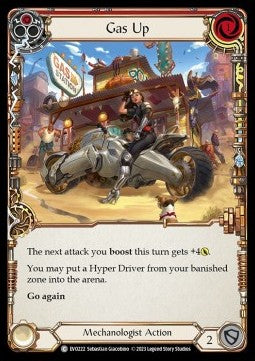 Gas Up (Red) (Rainbow Foil) - Bright Lights (Common) [EVO-222]