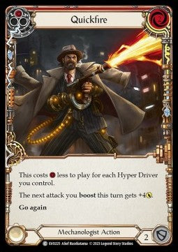 Quickfire (Red) (Rainbow Foil) - Bright Lights (Common) [EVO-225]