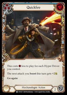 Quickfire (Blue) (Rainbow Foil) - Bright Lights (Common) [EVO-227]