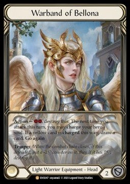 Warband of Bellona (Extended Art Cold Foil) - Bright Lights (Legendary) [EVO-247]