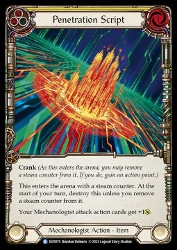 Penetration Script (Rainbow Foil) - Bright Lights (Rare) [EVO-079]