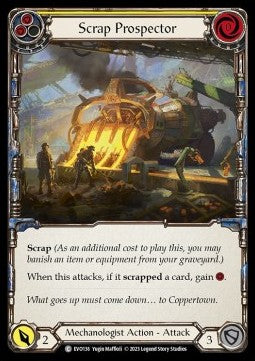 Scrap Prospector (Yellow) (Rainbow Foil) - Bright Lights (Common) [EVO-136]