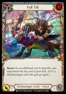 Full Tilt (Blue) (Rainbow Foil) - Bright Lights (Common) [EVO-170]