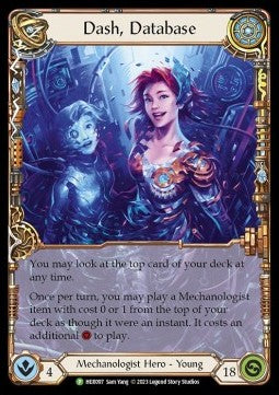 Dash, Database (Rainbow Foil) - Hero Promos (Promo) [HER-097]