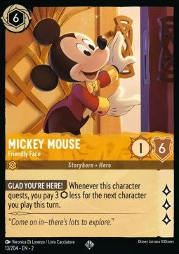 Mickey Mouse - Friendly Face - Rise of the Floodborn (Super Rare) [2ROF-13]