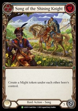 Song of the Shining Knight (Rainbow Foil) - LGS Promos (Promo) [LGS-219]