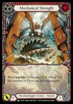 Mechanical Strength (Red) (Extended Art Rainbow Foil) - LGS Promos (Promo) [LGS-224]