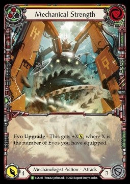 Mechanical Strength (Yellow) (Extended Art Rainbow Foil) - LGS Promos (Promo) [LGS-225]