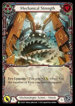 Mechanical Strength (Blue) (Extended Art Rainbow Foil) - LGS Promos (Promo) [LGS-226]
