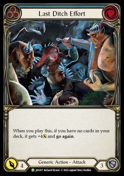 Last Ditch Effort (Cold Foil) - Judge Promos (Promo) [JDG-017]