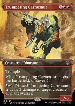 Trumpeting Carnosaur - The Lost Caverns of Ixalan: Extras (Rare) [XLCI-324]