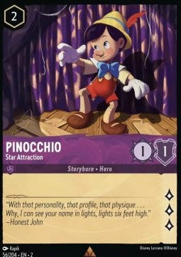 Pinocchio - Star Attraction - Rise of the Floodborn (Rare) [2ROF-56]