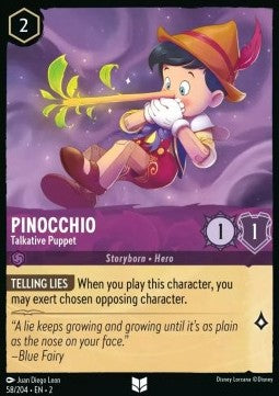 Pinocchio - Talkative Puppet - Rise of the Floodborn (Uncommon) [2ROF-58]