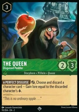 The Queen - Disguised Peddler - Rise of the Floodborn (Super Rare) [2ROF-93]