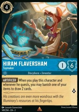 Hiram Flaversham - Toymaker - Rise of the Floodborn (Rare) [2ROF-149]