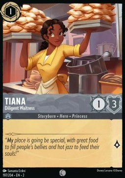 Tiana - Diligent Waitress - Rise of the Floodborn (Common) [2ROF-197]