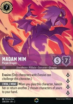Madam Mim - Purple Dragon (V.2) - Rise of the Floodborn (Enchanted) [2ROF-208]