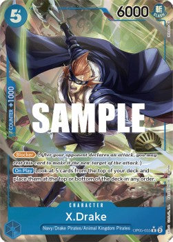 X.Drake (OP05-055) (V.2) - Awakening of the New Era (Alternate Art) [OP05-055]