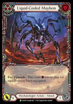 Liquid-Cooled Mayhem (Blue) (Extended Art Rainbow Foil) - LGS Promos (Promo) [LGS-200]