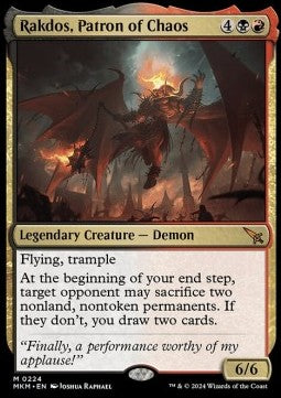 Rakdos, Patron of Chaos - Murders at Karlov Manor (Mythic) [MKM-224]