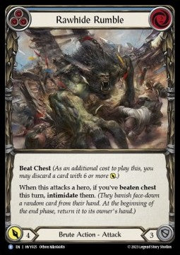 Rawhide Rumble (Blue) (Regular) - Heavy Hitters (Rare) [HVY-025]