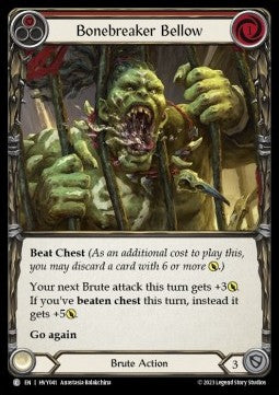 Bonebreaker Bellow (Red) (Rainbow Foil) - Heavy Hitters (Common) [HVY-041]