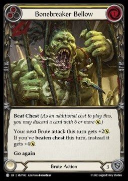 Bonebreaker Bellow (Yellow) (Regular) - Heavy Hitters (Common) [HVY-042]