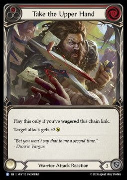 Take the Upper Hand (Red) (Regular) - Heavy Hitters (Rare) [HVY-112]