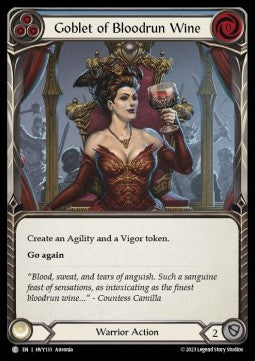 Goblet of Bloodrun Wine (Regular) - Heavy Hitters (Common) [HVY-133]