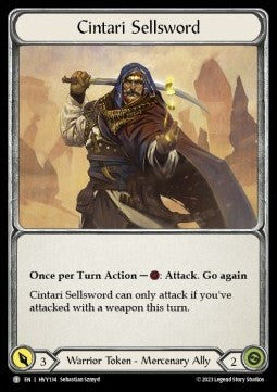 Cintari Sellsword (Regular) - Heavy Hitters (Token) [HVY-134]