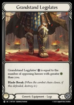 Grandstand Legplates (Regular) - Heavy Hitters (Common) [HVY-205]