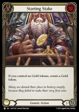 Starting Stake (Rainbow Foil) - Heavy Hitters (Common) [HVY-238]