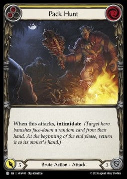 Pack Hunt (Yellow) (Regular) - Heavy Hitters (Common) [HVY-033]