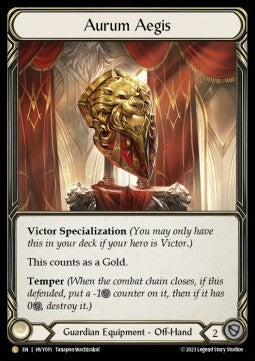 Aurum Aegis (Cold Foil) - Heavy Hitters (Legendary) [HVY-051]
