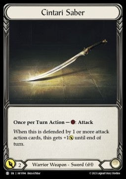 Cintari Saber (Regular) - Heavy Hitters (Token) [HVY-094]