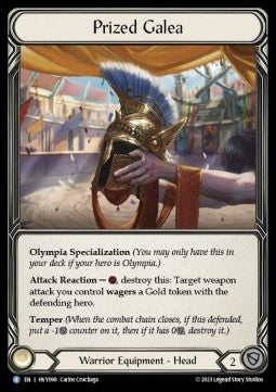 Prized Galea (Regular) - Heavy Hitters (Rare) [HVY-098]