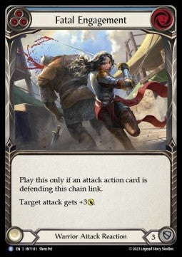Fatal Engagement (Blue) (Regular) - Heavy Hitters (Rare) [HVY-111]