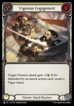 Vigorous Engagement (Yellow) (Regular) - Heavy Hitters (Common) [HVY-119]