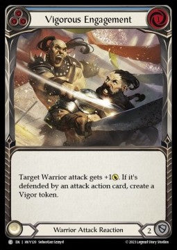 Vigorous Engagement (Blue) (Regular) - Heavy Hitters (Common) [HVY-120]